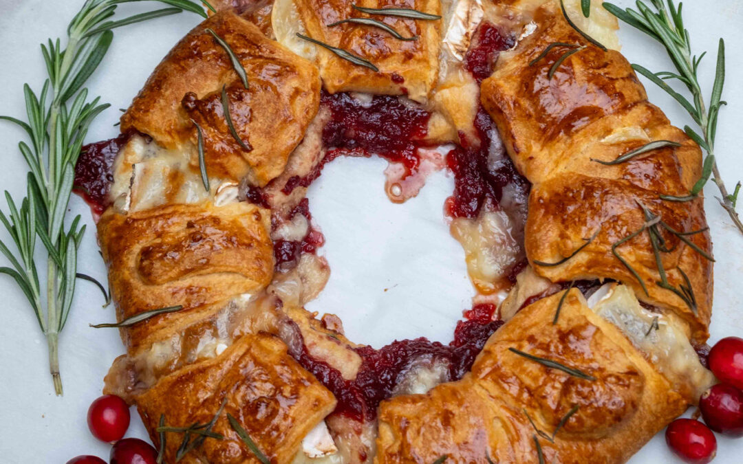Cranberry Brie Wreath