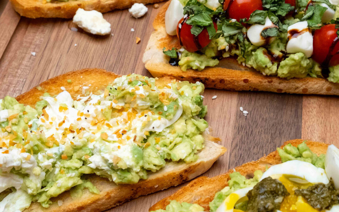 Avocado Toast 4 Ways