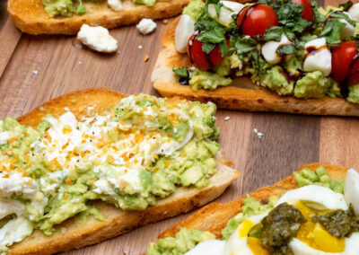 Avocado Toast 4 Ways