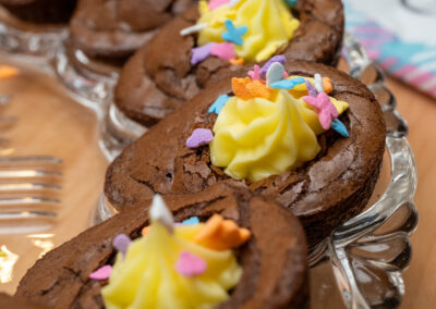 Deviled Brownie Eggs