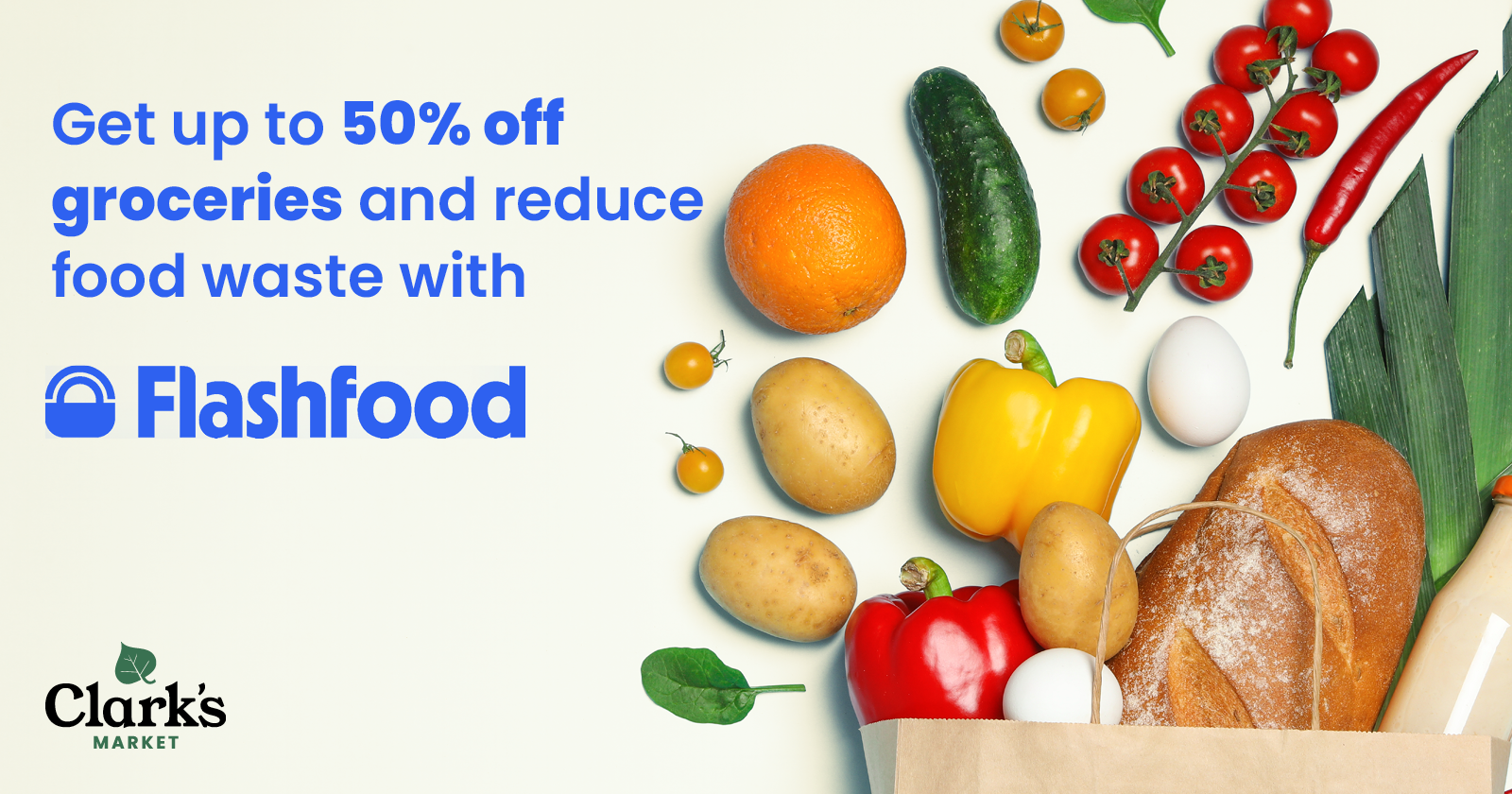 Get up to 50% off groceries and reduce food waste with Flashfood