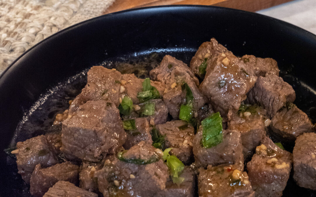 Garlic Steak Bites