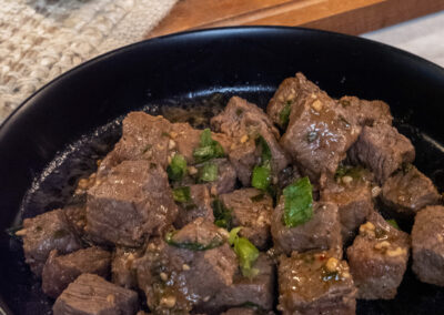 Garlic Steak Bites