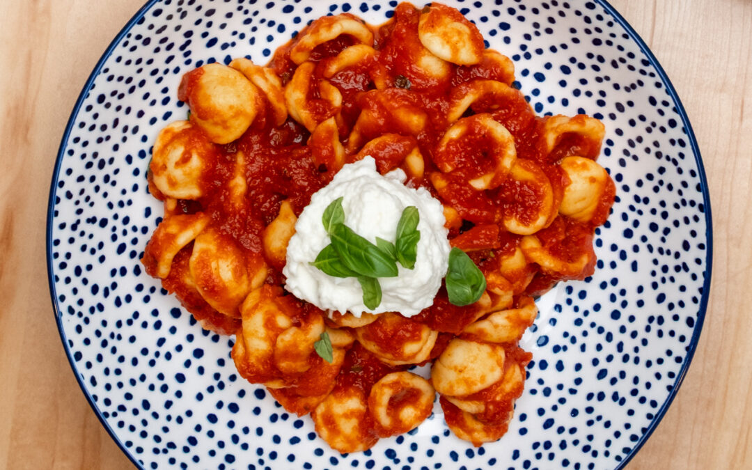Orecchiette and Arrabbiata Pasta