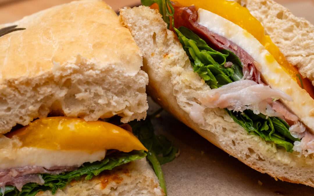 Summer Peach Sandwich
