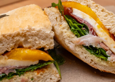 Summer Peach Sandwich