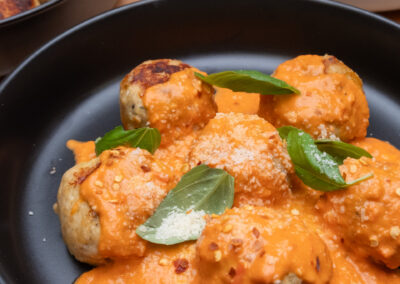 Vodka Chicken Meatballs